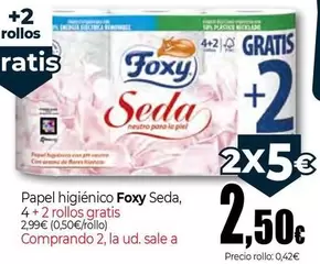 Foxy - Papel Higiénico Seda