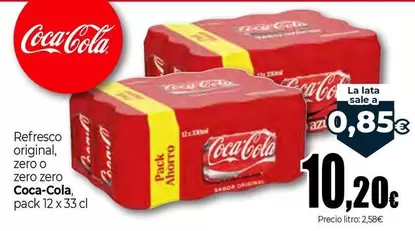 Coca-Cola - Refresco Original, Zero O Zero Zero