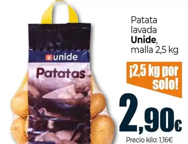 Unide - Patata Lavada