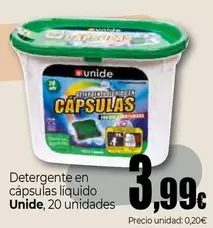 Unide - Detergente En Capsulas Liquido