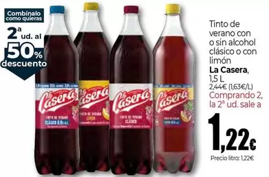 La Casera - Tinto De Verano Con O Sin Alcohol Clasico O Con Limon