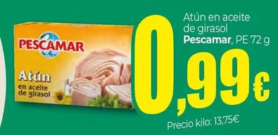 Pescamar - Atún En Aceite De Girasol