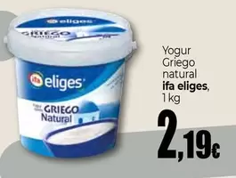 Ifa Eliges - Yogur Griego Natural