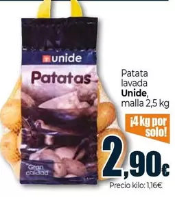 Unide - Patata Lavada