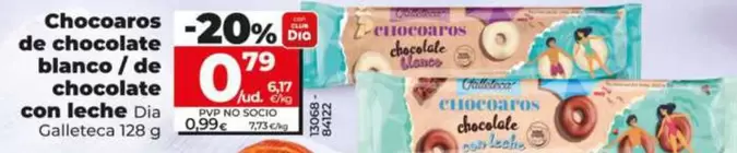 Dia Galleteca - Chocoaros De Chocolate Blanco/De Chocolate Con Leche