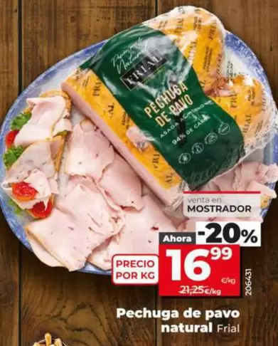 Frial - Pechuga De Pavo Natural