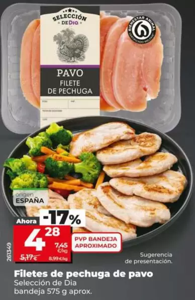 Seleccion De Dia - Filetes De Pechuga De Pavo
