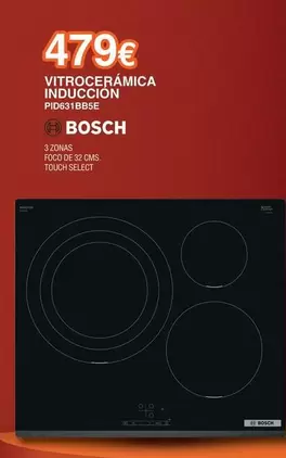 Bosch - Vitroceramica Induccion PID631BB5E