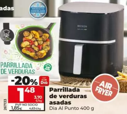 Dia Al Punto - Parrillada De Verduras Asadas