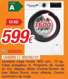 Bosch - Lavadora C.F. WGG256Z1ES