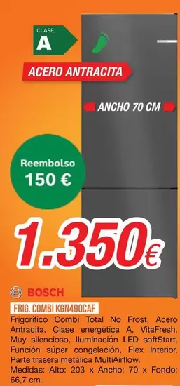 Bosch - Frig Combi KGN490CAF