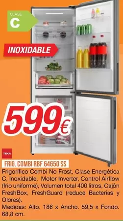 Teka - Frig Combi RBF 64650 SS