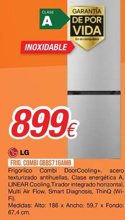 LG - Frig Combi GBBS716AMB