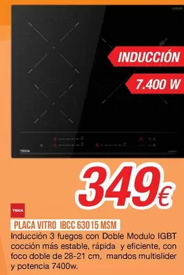 Indesit - Placa Vitro Ibcg 63o15 Msm