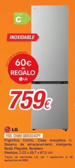 LG - Frigo Coji Ueb85x24Cy