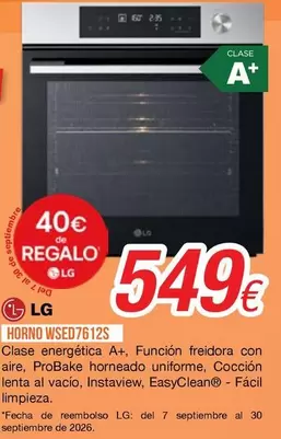 LG - Horno WSED7612S