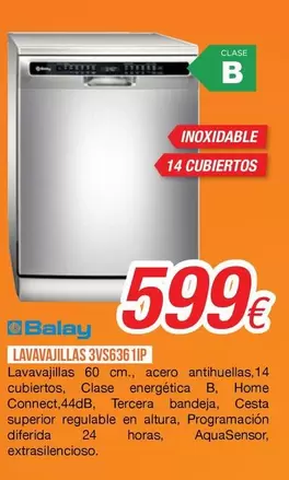 Balay - Lavavajillas 3VS6361IP