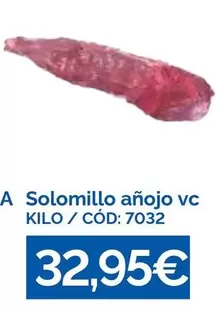 Solomillo Añojo Vc