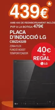 LG - Placa D'Inducció CBIZ2432B