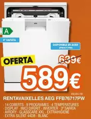 AEG - Rentavaixelles FFB7617PW