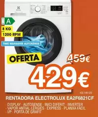 Electrolux - Rentadora EA2F6821CF
