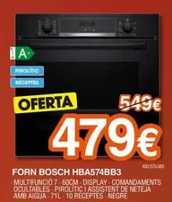 Bosch - Forn HBA574BB3