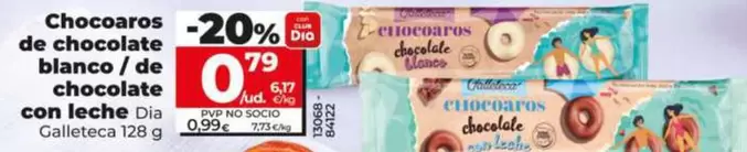 Dia Galleteca - Chocoaros De Chocolate Blanco/De Chocolate Con Leche