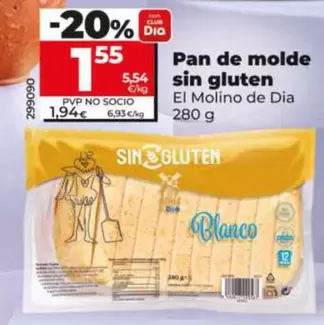 El Molino De Dia - Pan De Molde Sin Gluten