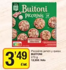 Buitoni - Piccolinis Jamon Y Queso