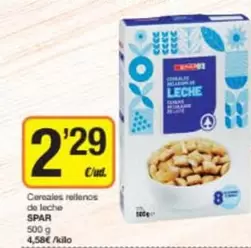 Spar - Cereales Rellenas De Leche