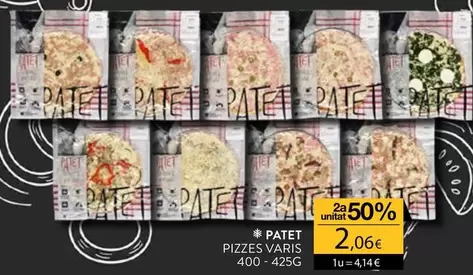 Patet - Pizzes