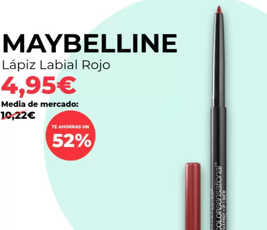 Maybelline - Lápiz Lábial Rojo