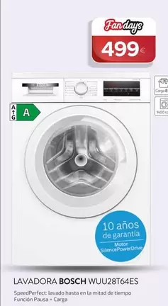 Bosch - Lavadora WUU28T64ES
