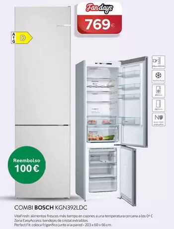 Bosch - Combi KGN392LDC