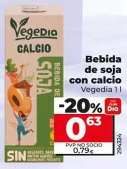 Vegedia - Bebida De Soja Con Calcio