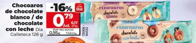 Dia Galleteca - Chocoaros De Chocolate De Blanco/ Con Leche