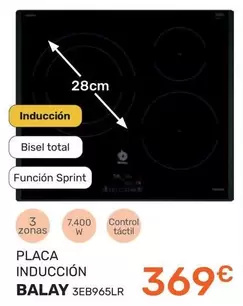 Balay - Placa Inducción 3eb965lr