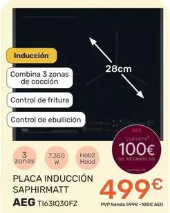 AEG - Placa Inducción Saphirmatt