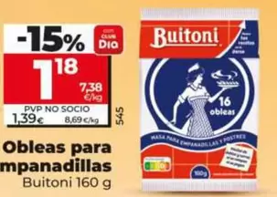 Buitoni - Obleas Para Empanadillas