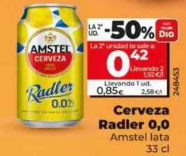 Amstel - Cerveza Radler 0,0 