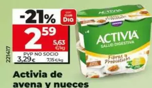 Danone - Activia De Avena Y Nueces 
