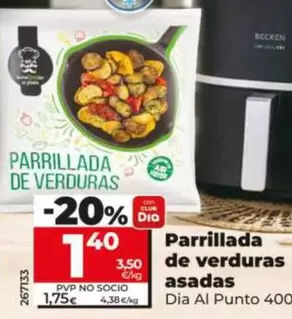 Dia Al Punto - Parrillada De Verduras Asadas