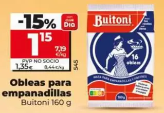 Buitoni - Obleas Para Empanadillas