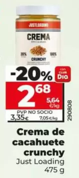 Just Loading - Crema De Cacahuete Crunchy 