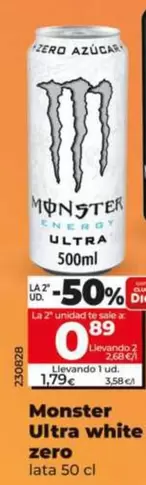 Monster - Ultra White Zero