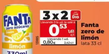 Fanta - Zero De Limón