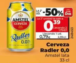 Amstel - Cerveza Radler 0,0