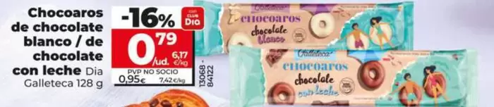 Dia Galleteca - Chocoaros De Chocolate Blanco/De Chocolate Con Leche