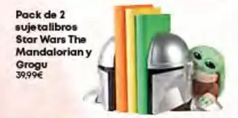 Star - Pack De 2 Sujetallibros Wars The Mandalorian Y Grogu