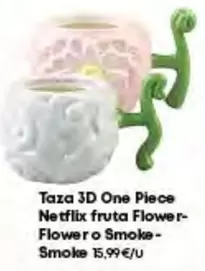 One - Taza 3d Piece Netflix Fruta Flower-Flower O Smoke-Smoke